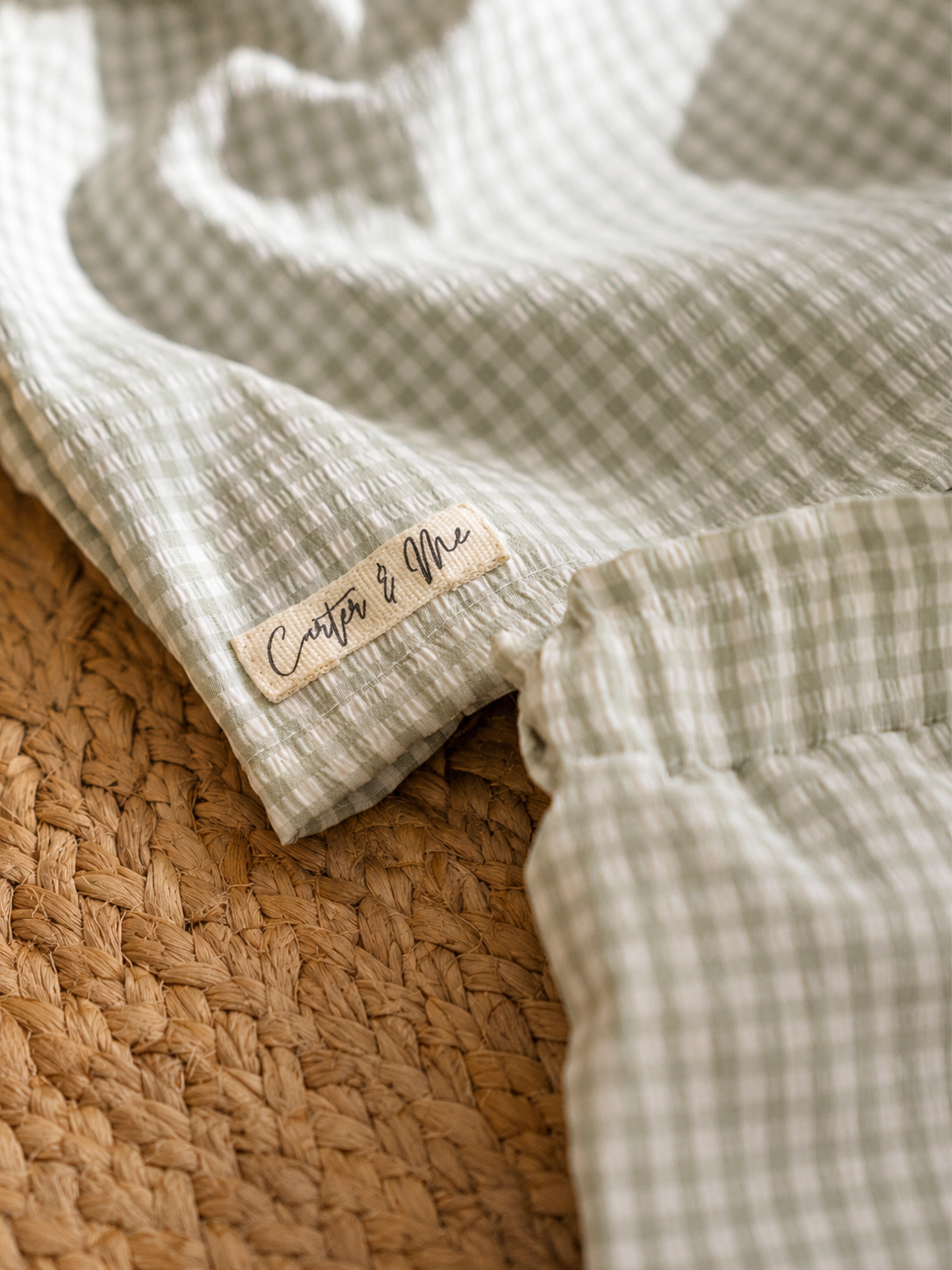 Gingham Strappy Top and Matching Shorts