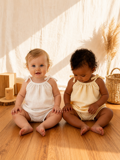 Baby - Muslin Two-Piece Strappy Set