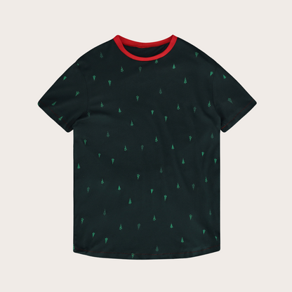 Men's Christmas Tree Print Tee