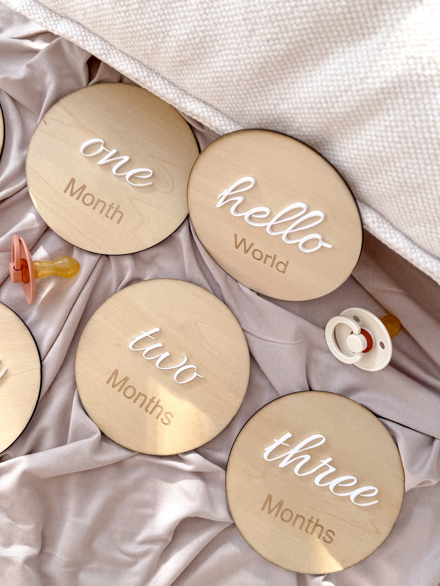 Baby Milestone Disc Set – Gender Neutral