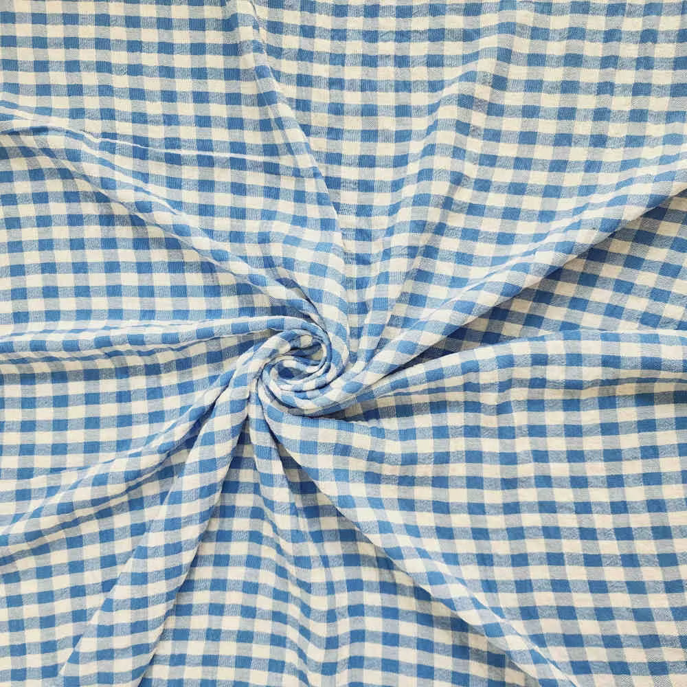 Wide-Leg Gingham Pants