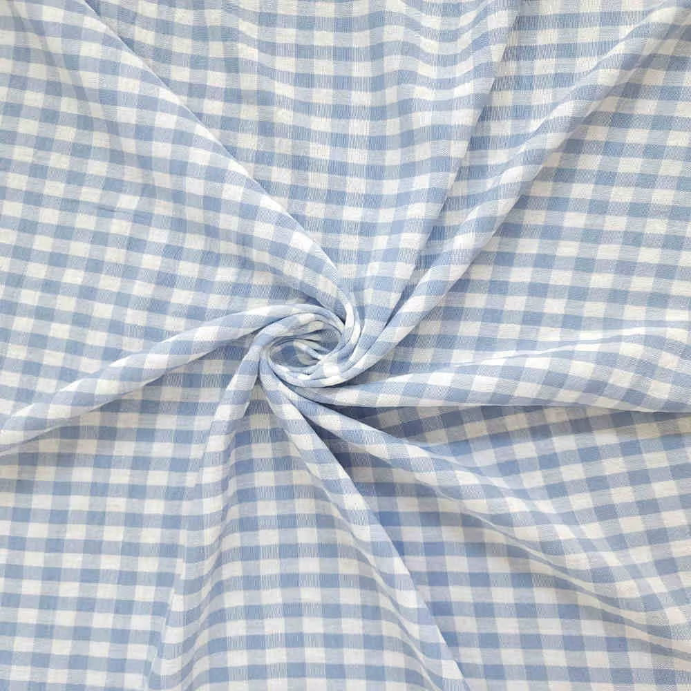 Wide-Leg Gingham Pants