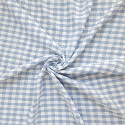 Wide-Leg Gingham Pants