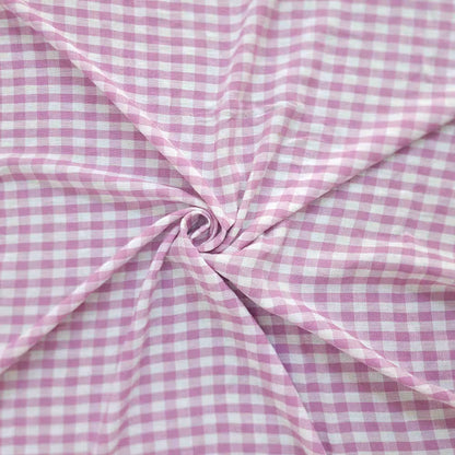 Wide-Leg Gingham Pants