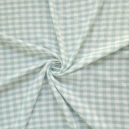 Wide-Leg Gingham Pants