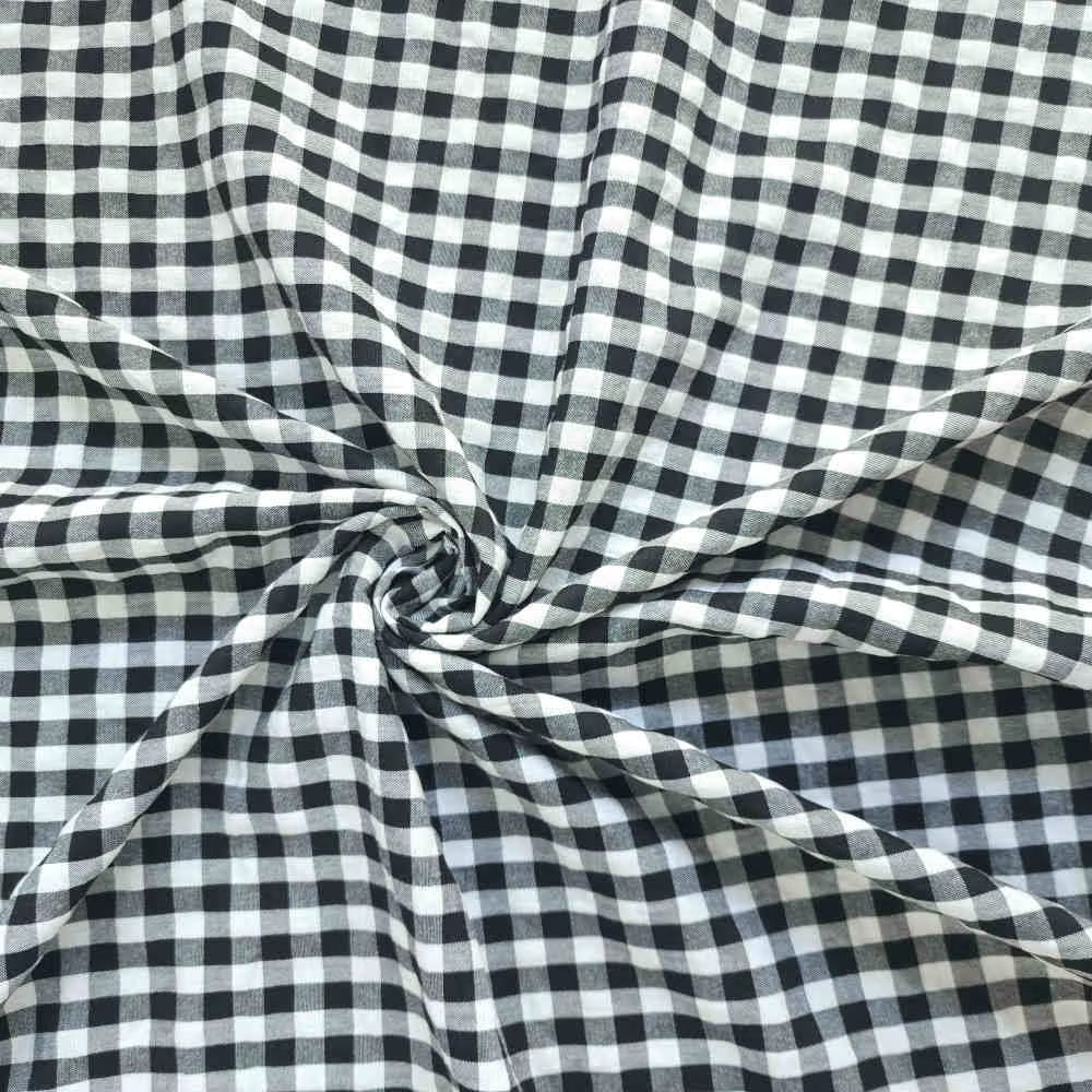 Wide-Leg Gingham Pants