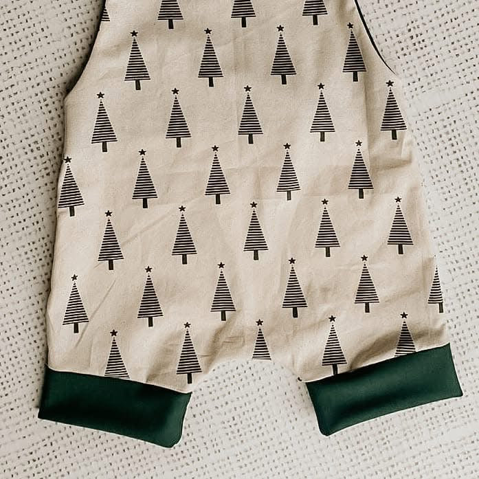 Christmas Tree Summer Harem Romper