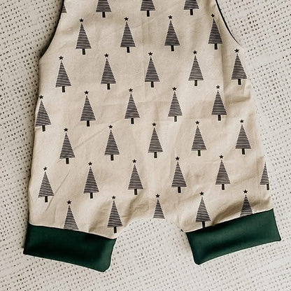 Christmas Tree Summer Harem Romper