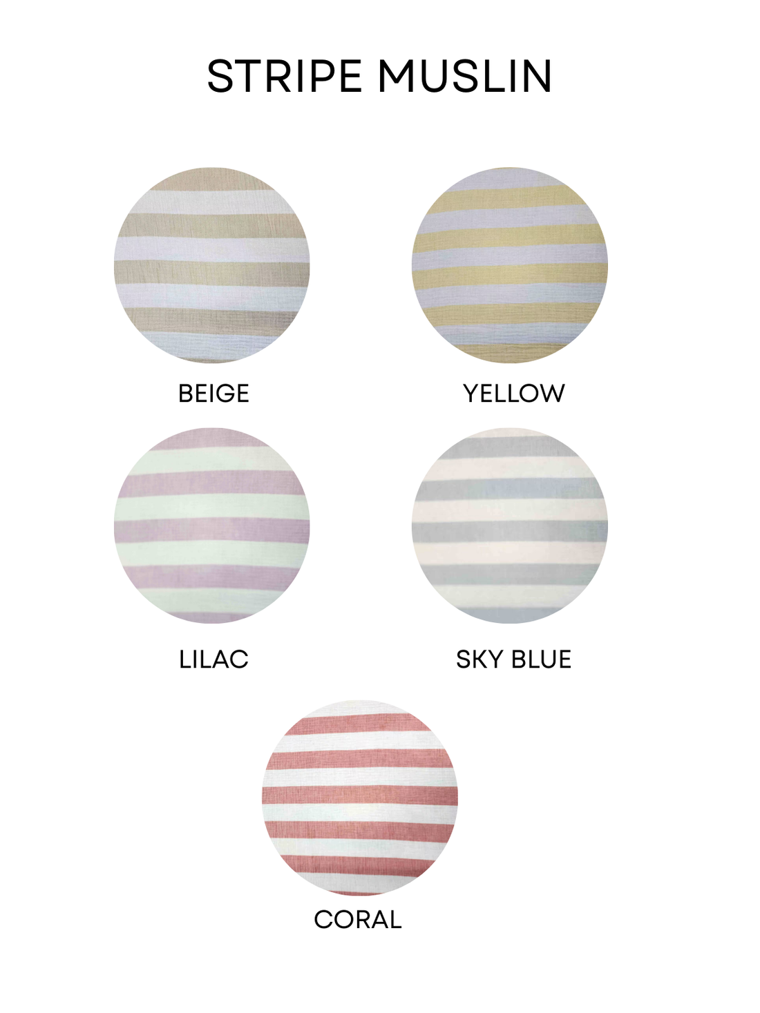 Muslin Stripe Receiving Blanket