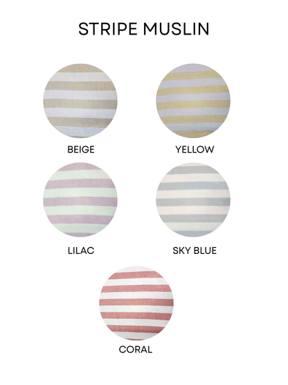 NEW Muslin Stripe Receiving Blanket