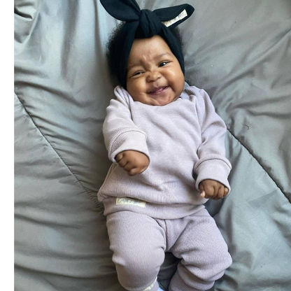 Baby Ribbed Tracksuit Set