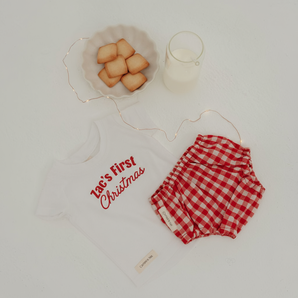 Christmas Baby Outfit – Personalised Name