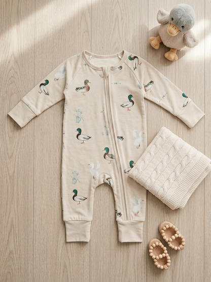 Baby - Sleep & Play Romper - Ducks