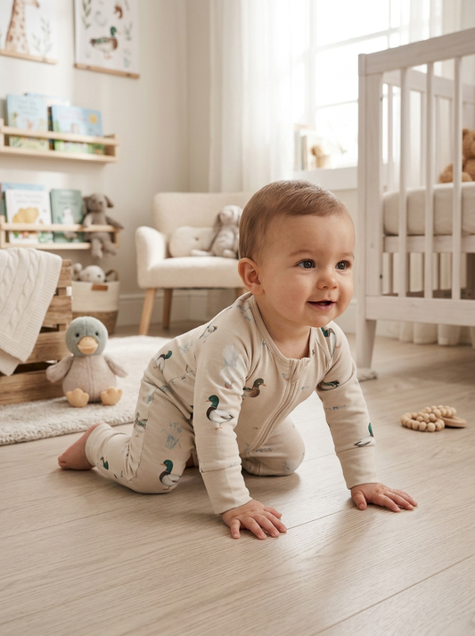 Baby - Sleep & Play Romper - Ducks