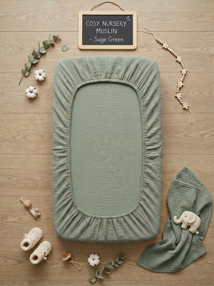 Muslin Fitted Cot Sheets