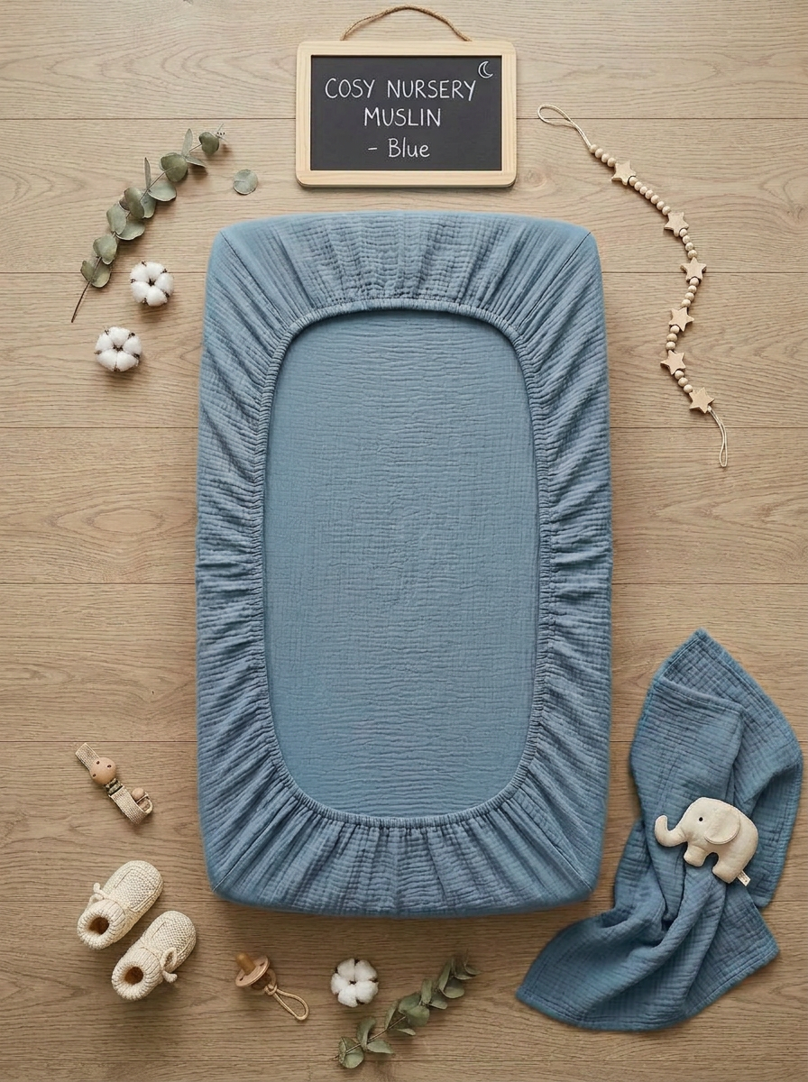 Muslin Fitted Cot Sheets