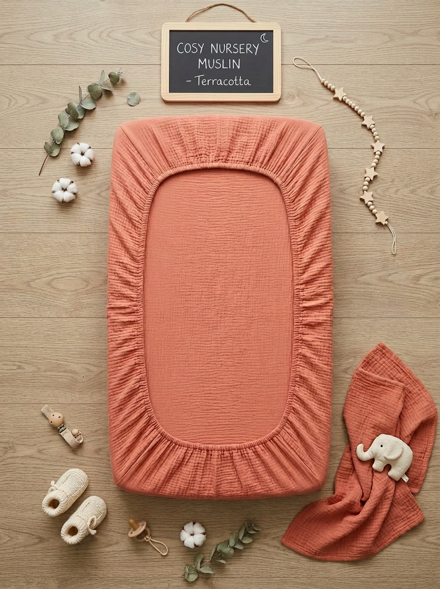 Muslin Fitted Cot Sheets