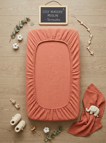 Muslin Fitted Cot Sheets