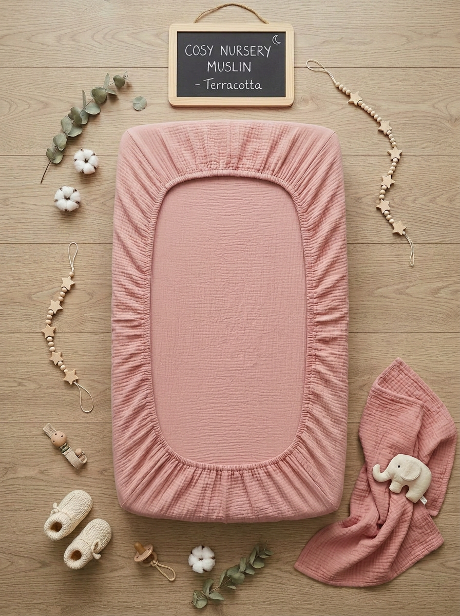 Muslin Fitted Cot Sheets