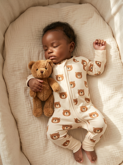 Baby - Sleep & Play Romper - Teddy Bears
