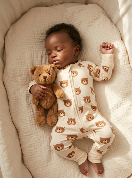 Baby - Sleep & Play Romper - Teddy Bears