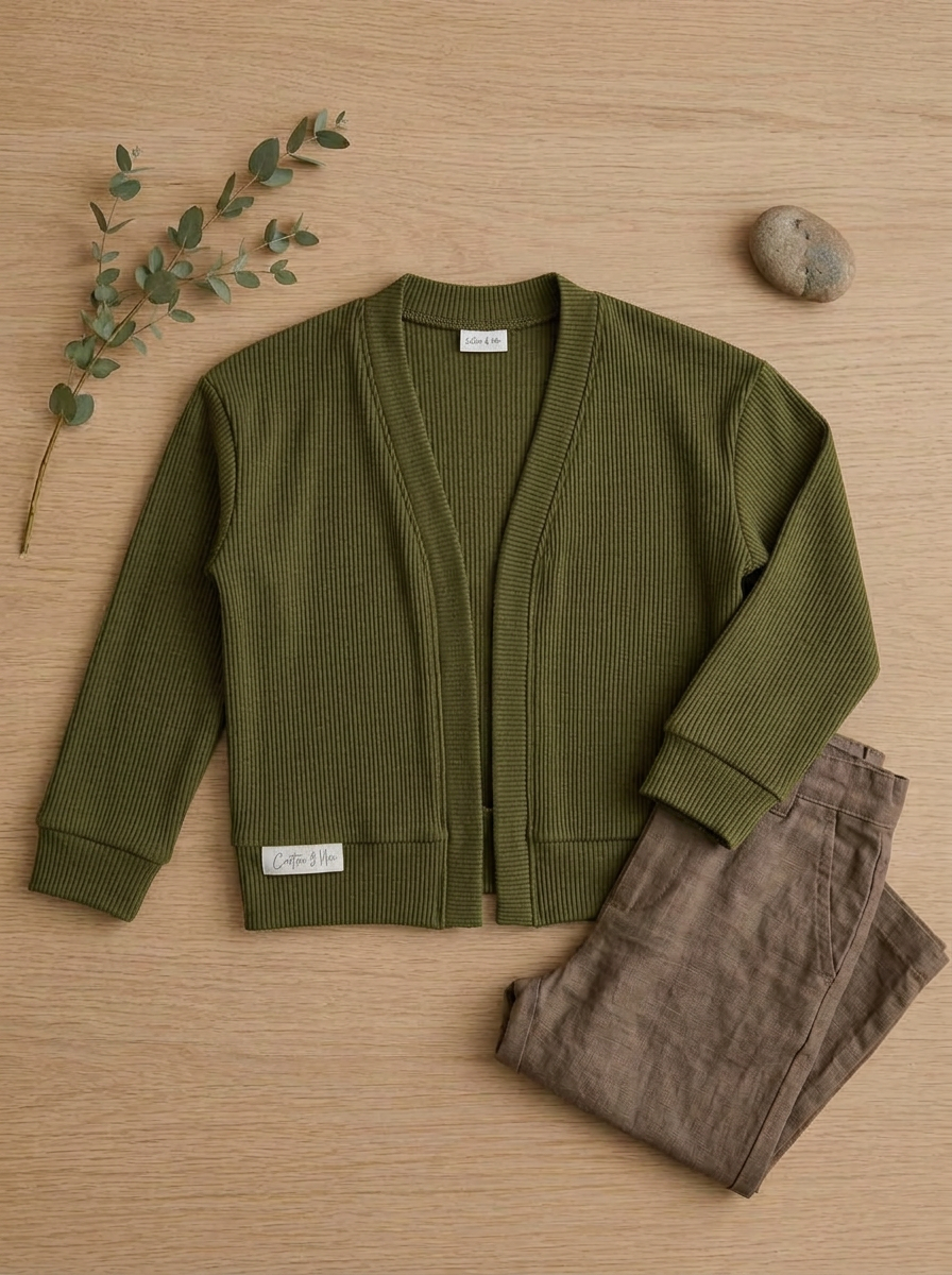 Toddler + Kids - Cardigan with Beanie