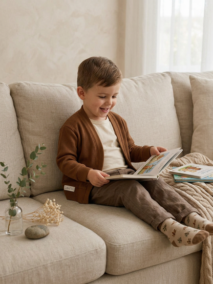 Toddler + Kids - Cardigan with Beanie