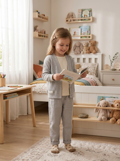 Toddler + Kids - Cardigan with Beanie