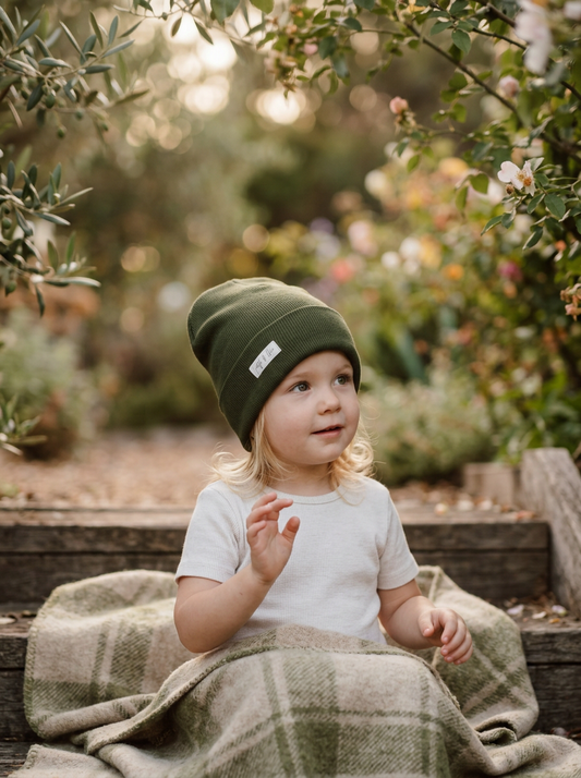 Ribbed Slouch Beanie