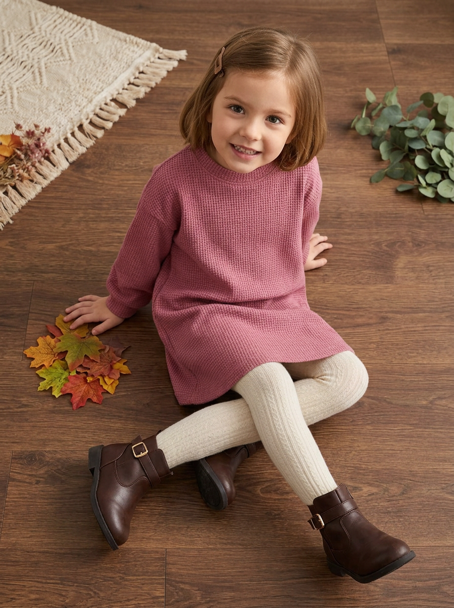 Toddler + Kids - Oversized Knitted Dress