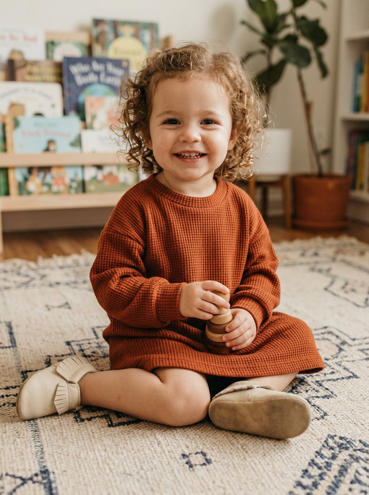Toddler + Kids - Oversized Knitted Dress