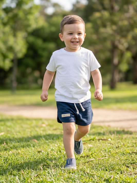 Toddler + Kids Cotton Retro Shorts